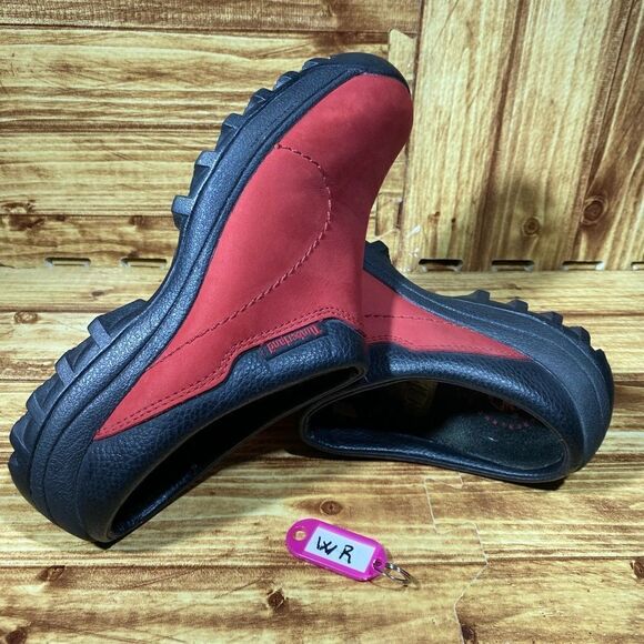 TIMBERLAND Red Suede Leather Slide, Mule/Clog, 7Med - Picture 1 of 7